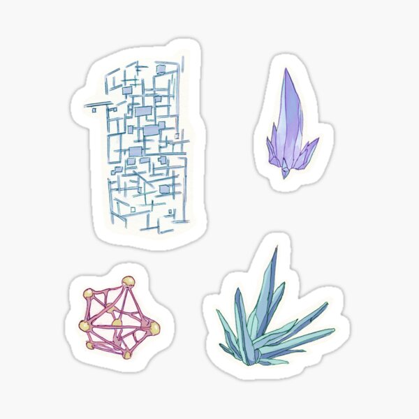 planetary materials Sticker
