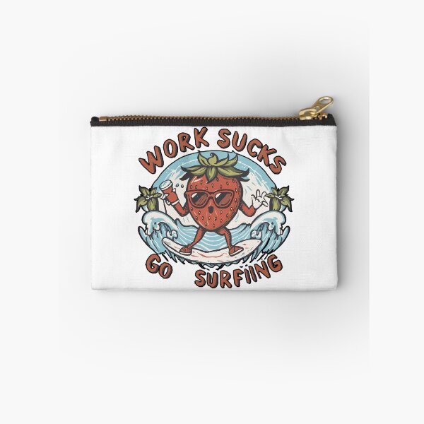 Item preview, work sucks , go surfing ! designed and sold by NebulaWhimsy.
