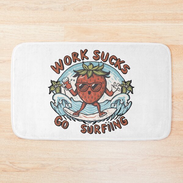 Item preview, work sucks , go surfing ! designed and sold by NebulaWhimsy.