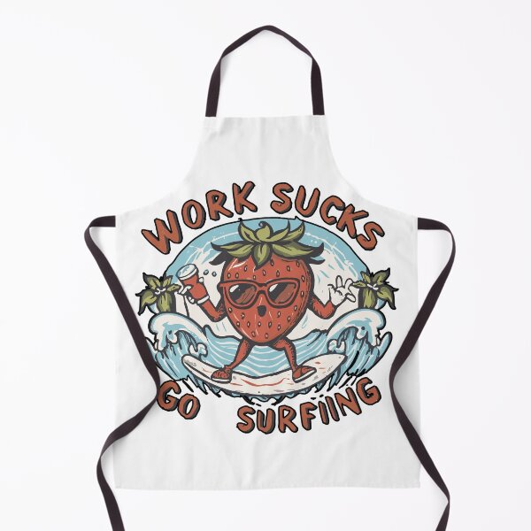 Item preview, work sucks , go surfing ! designed and sold by NebulaWhimsy.