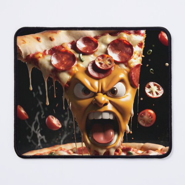 Item preview, Angry Food Series - Angry Slice of Pizza - Funny Mad Angry Food designed and sold by Butler in the Home.