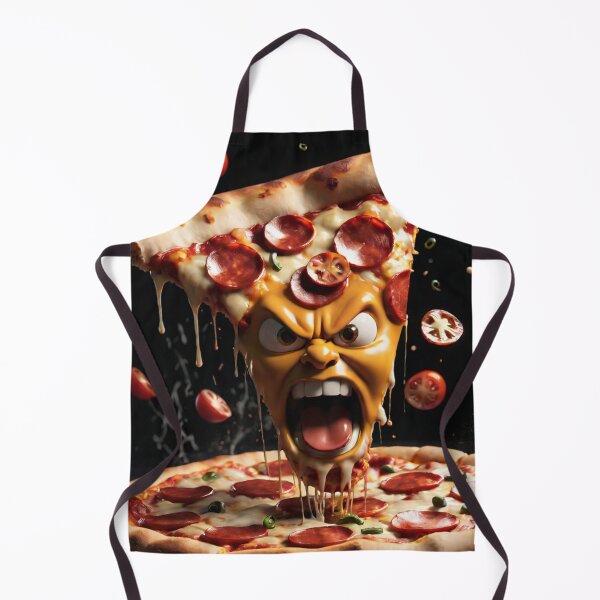Item preview, Angry Food Series - Angry Slice of Pizza - Funny Mad Angry Food  designed and sold by Butler in the Home.