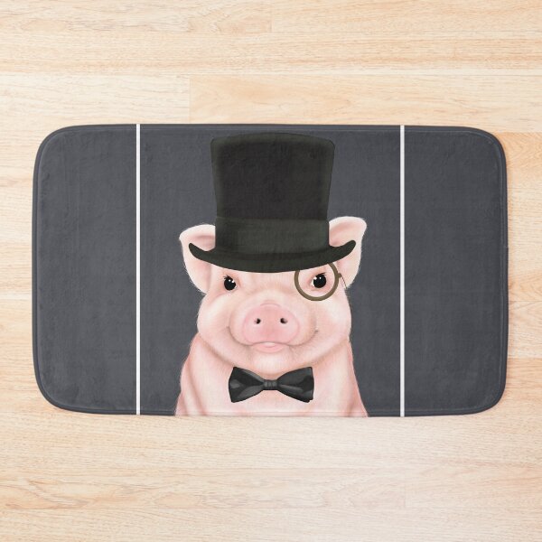 Item preview, Pig in a top hat and monocle designed and sold by Mehu.