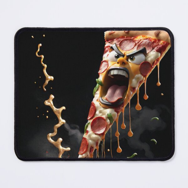 Item preview, Angry Food Series - Angry Slice of Pizza - Funny Mad Angry Food designed and sold by Butler in the Home.