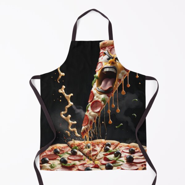 Item preview, Angry Food Series - Angry Slice of Pizza - Funny Mad Angry Food  designed and sold by Butler in the Home.