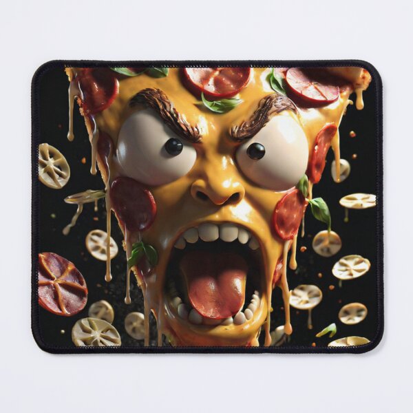 Item preview, Angry Food Series - Angry Slice of Pizza - Funny Mad Angry Food designed and sold by Butler in the Home.