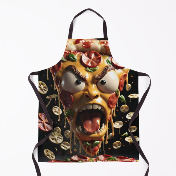 Item preview, Angry Food Series - Angry Slice of Pizza - Funny Mad Angry Food  designed and sold by Butler in the Home.