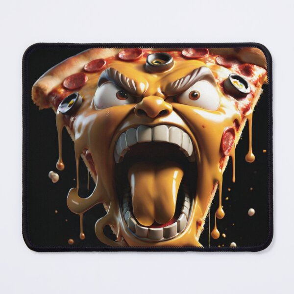 Item preview, Angry Food Series - Angry Slice of Pizza - Funny Mad Angry Food designed and sold by Butler in the Home.