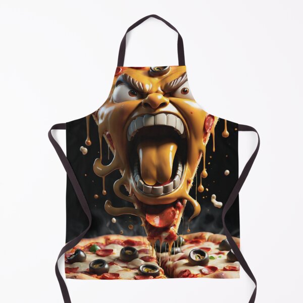 Item preview, Angry Food Series - Angry Slice of Pizza - Funny Mad Angry Food  designed and sold by Butler in the Home.