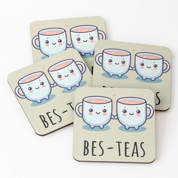 Item preview, Bes-Teas Cute Tea Lovers designed and sold by wtfbba.