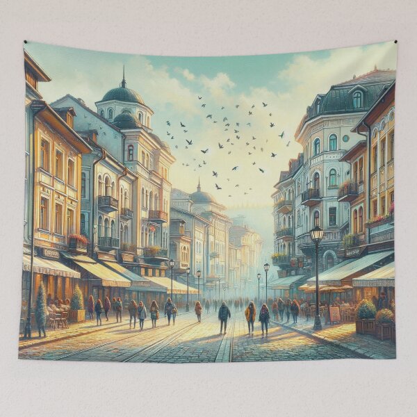 Item preview, Sunny Day in Sofia's Old Town designed and sold by Era-of-Traveler.
