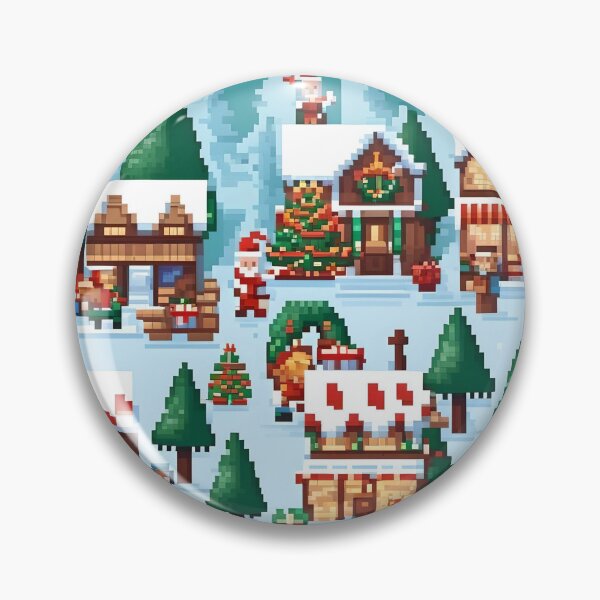 Item preview, Pixelated Christmas Party designed and sold by DoodleVerseShop.
