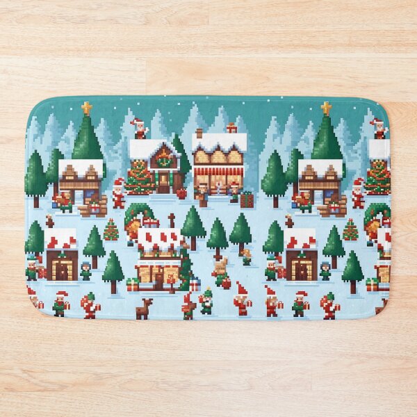 Item preview, Pixelated Christmas Party designed and sold by DoodleVerseShop.