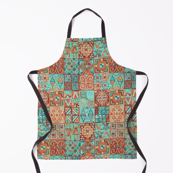 Item preview, Bohemian Geometric. Red, Green and Turquoise designed and sold by MoisOneOffs.