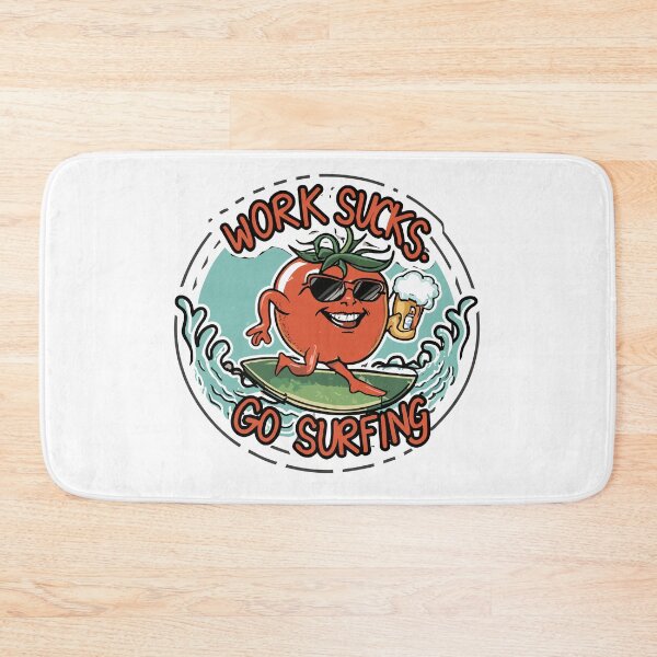 Item preview, work sucks , go surfing ! designed and sold by NebulaWhimsy.