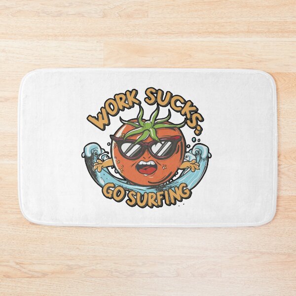 Item preview, work sucks , go surfing ! designed and sold by NebulaWhimsy.
