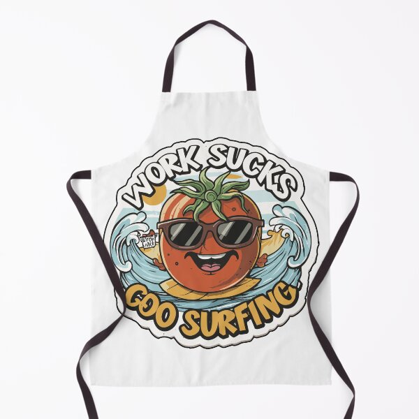 Item preview, work sucks , go surfing ! designed and sold by NebulaWhimsy.