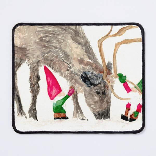 Item preview, Tomte Tending Reindeer designed and sold by Franclynart.