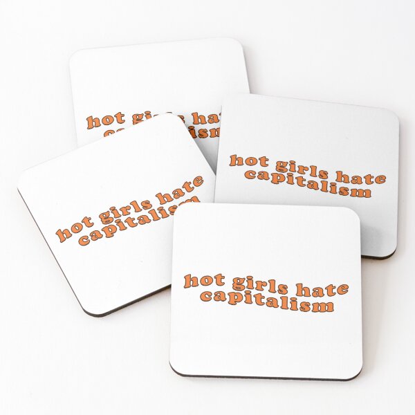 Item preview, Hot Girls Hate Capitalism -  designed and sold by PurpleLoveStore.