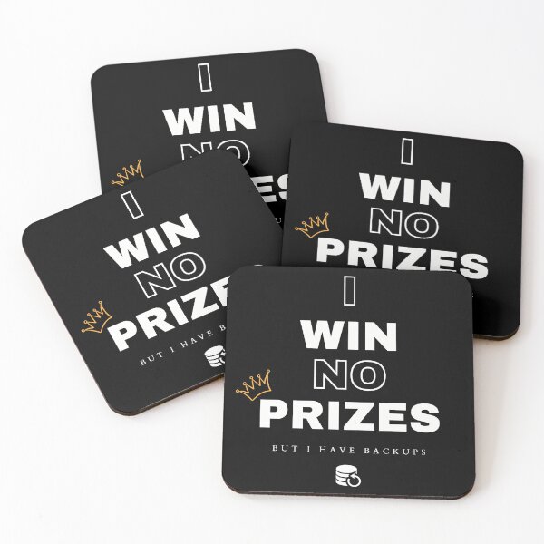Item preview, I Win No Prizes But I Have Backups - Fun Tech Jokes Design designed and sold by Ctrl+P HQ.