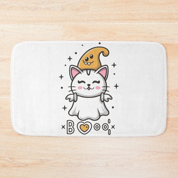 Item preview, cute ghost cat designed and sold by stylefusion20.