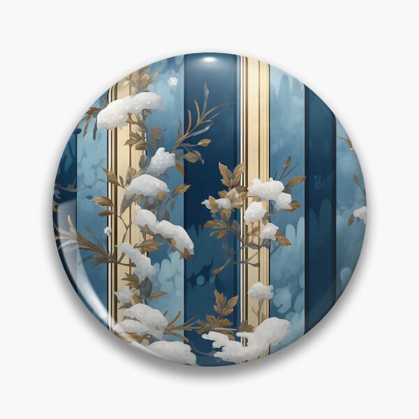 Item preview, Vintage Stripes and Snowy Branches designed and sold by Immarcescible.