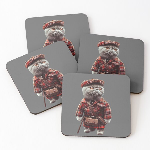 Item preview, Feline Fashion Forward: The Striped Suit Cat designed and sold by CanArtVision.