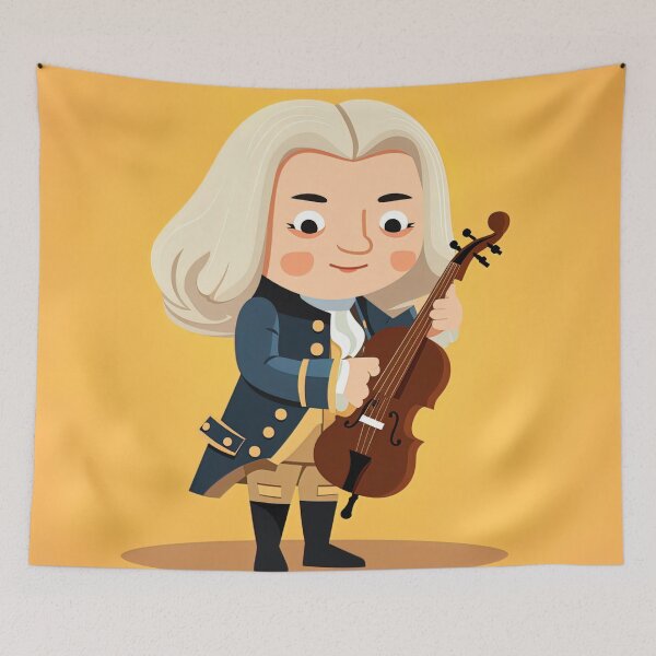 Item preview, Johann Sebastian Bach | cute style designed and sold by ComicsFactory.