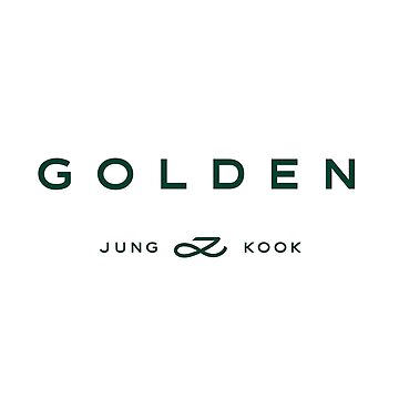 Jungkook Golden album metallic logo, Jungkook Seven, BTS Jungkook / Golden  off white Sticker for Sale by SoloAutenica