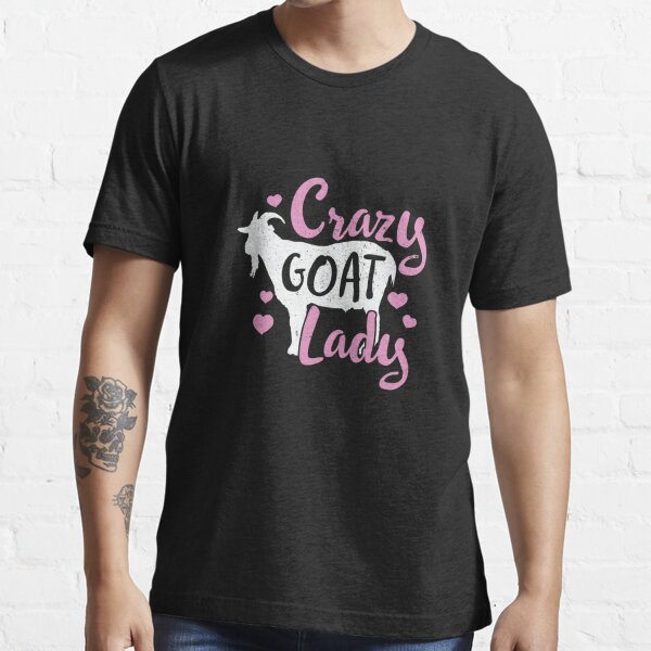 Crazy Goat Lady Love Goats T Shirt For Sale By Bubltees Redbubble Goat Lover T Shirts 3142