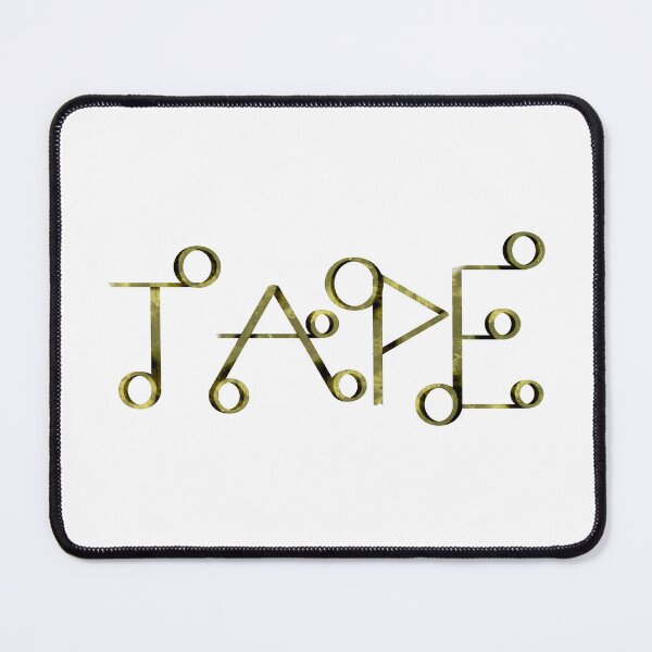 Item preview, Tape Textured Shirt Design Written in Masking Tape by Zeesdesign on Redbubble designed and sold by ZEESDESIGN.