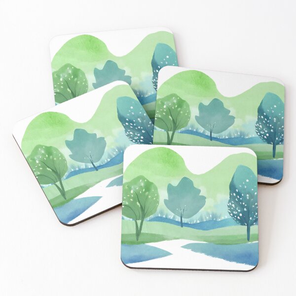Item preview, watercolor landscape designed and sold by rinamg.