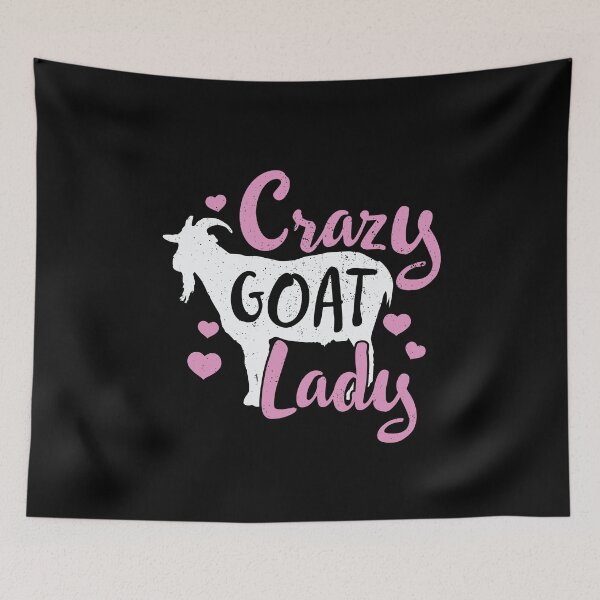 Item preview, Crazy Goat Lady Love Goats  designed and sold by BUBLTEES.