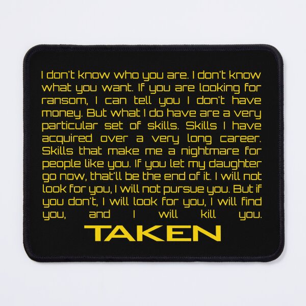 Item preview, Taken - I Will Find You designed and sold by AspectsOfDreams.
