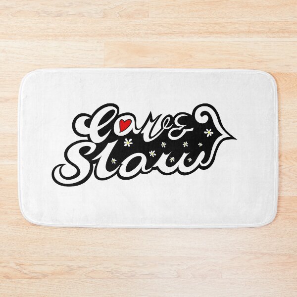 Item preview, Love and slow word sticker design for car designed and sold by crevettedesign.