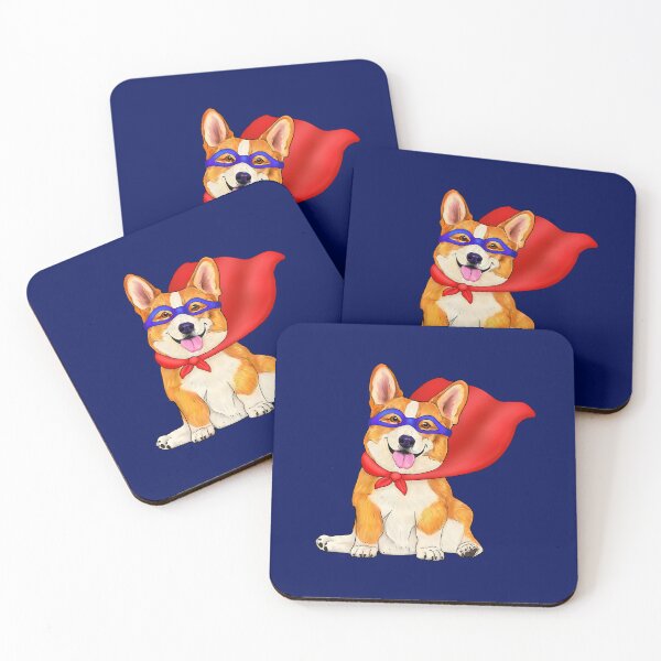 Item preview, Super hero corgi - dog in a cape designed and sold by Mehu.