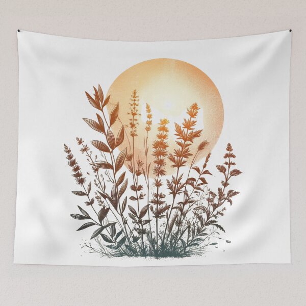 Item preview, Feld herbs at sunset. bohemian style designed and sold by Alkymias.