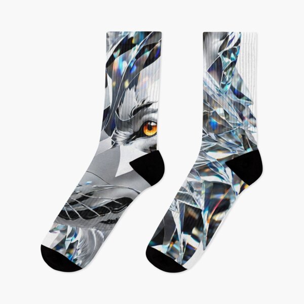 Item preview, Beautiful Colorful Crystal Glass Wolf Head designed and sold by Butler in the Home.