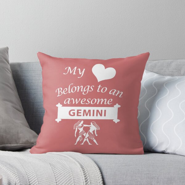 Item preview, Gemini Zodiac Lover My Heart Belongs designed and sold by smily-tees.