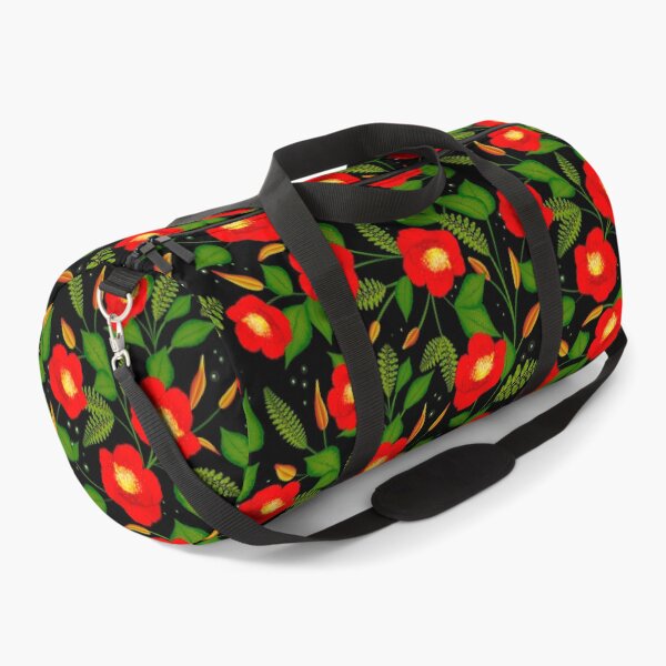 Item preview, Yuletide Camelia Floral - Black designed and sold by JaselviiStudio.