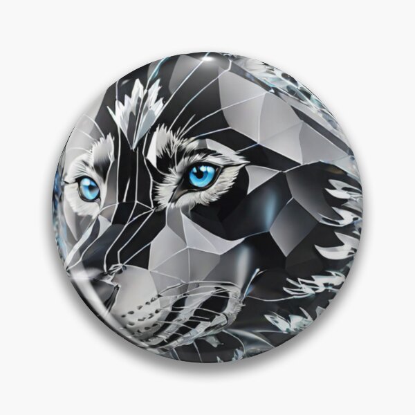 Item preview, Beautiful Colorful Crystal Glass Wolf Head designed and sold by Butler in the Home.