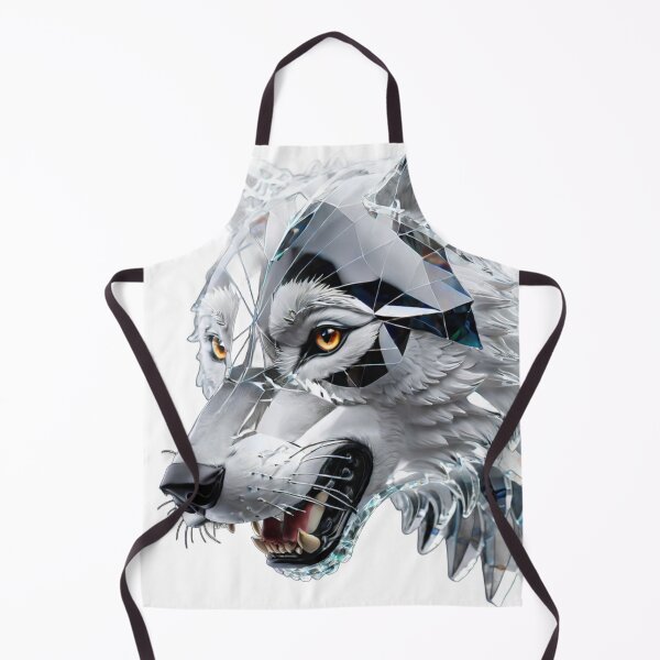 Item preview, Beautiful Colorful Crystal Glass Wolf Head designed and sold by Butler in the Home.