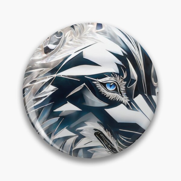 Item preview, Beautiful Colorful Crystal Glass Wolf Head designed and sold by Butler in the Home.