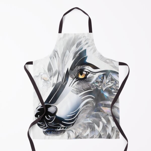 Item preview, Beautiful Colorful Crystal Glass Wolf Head designed and sold by Butler in the Home.