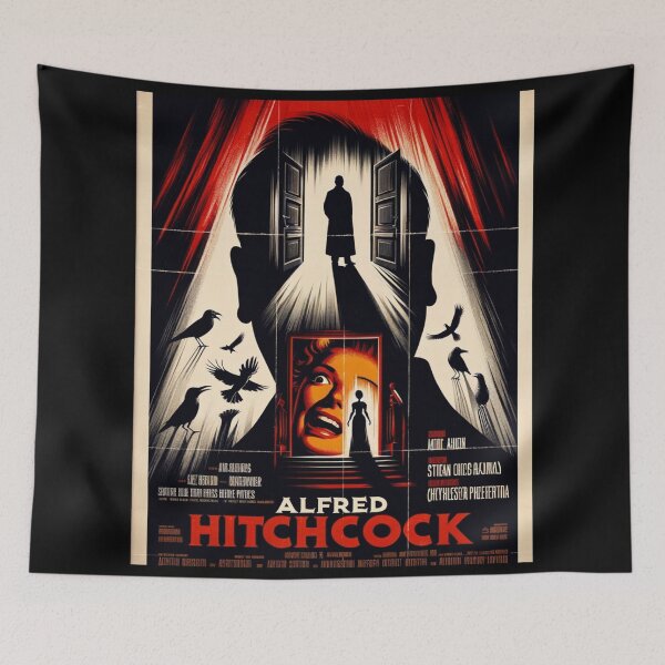 Item preview, Alfred Hitchcock designed and sold by LIAMRIVIERART.