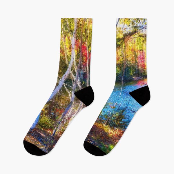 Item preview, Aspen trees by the lake in the fall designed and sold by Travelways.
