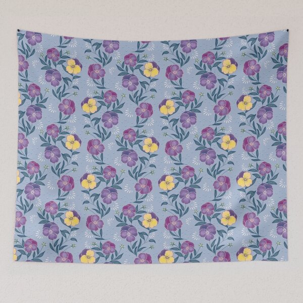 Item preview, Viola Floral - Black designed and sold by JaselviiStudio.
