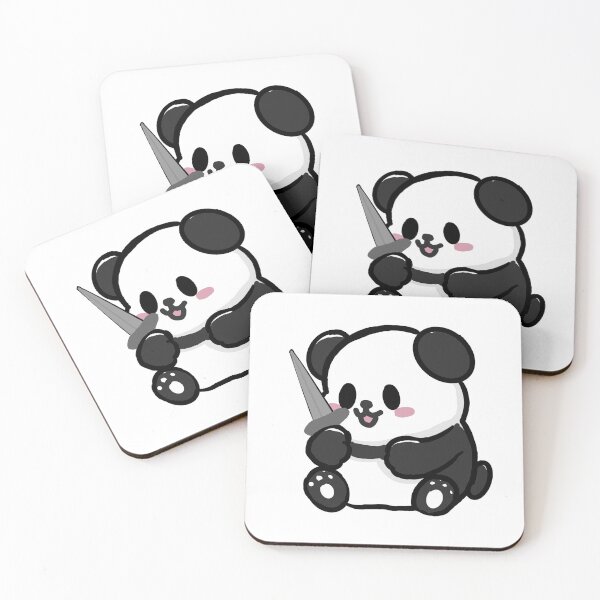 Item preview, A Cute Panda with a Knife designed and sold by RealmCrafter.