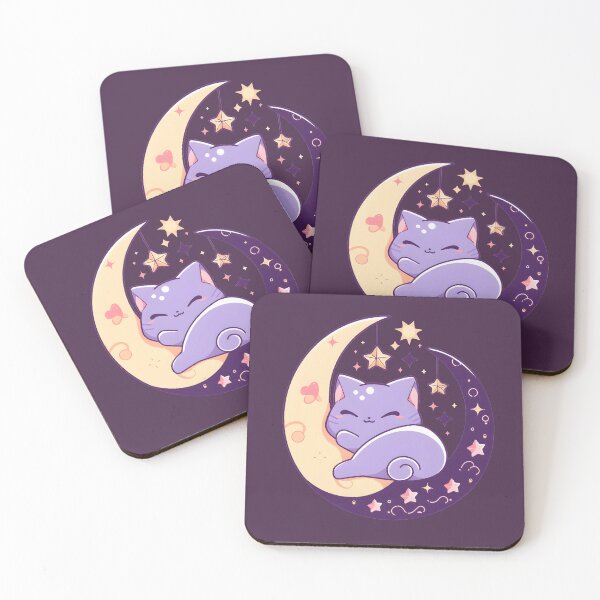 Item preview, Starry Cat and Double Moon  designed and sold by Sereneluna.