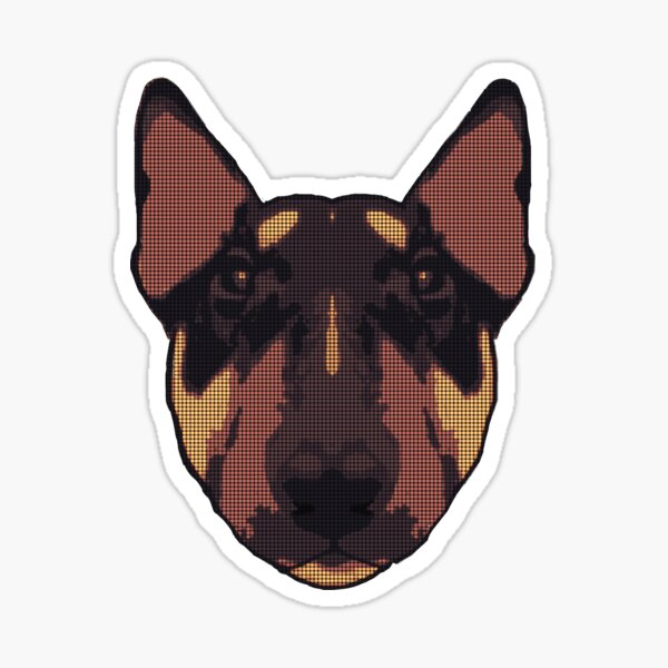 Item preview, Tricolour Bull Terrier designed and sold by saberpaw.